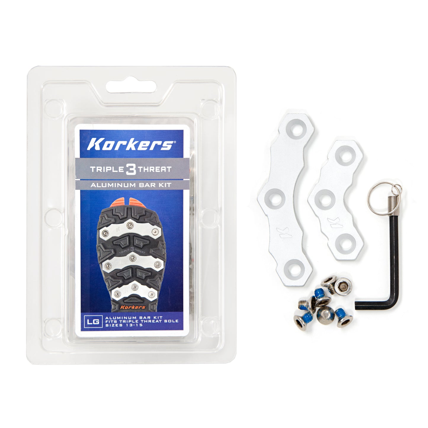 KORKERS TRIPLE THREAT ALUMINUM BAR KIT