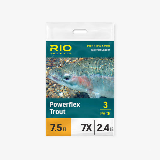 RIO POWERFLEX TROUT LEADERS 3 PACK