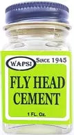 FLY HEAD CEMENT GLASS JAR