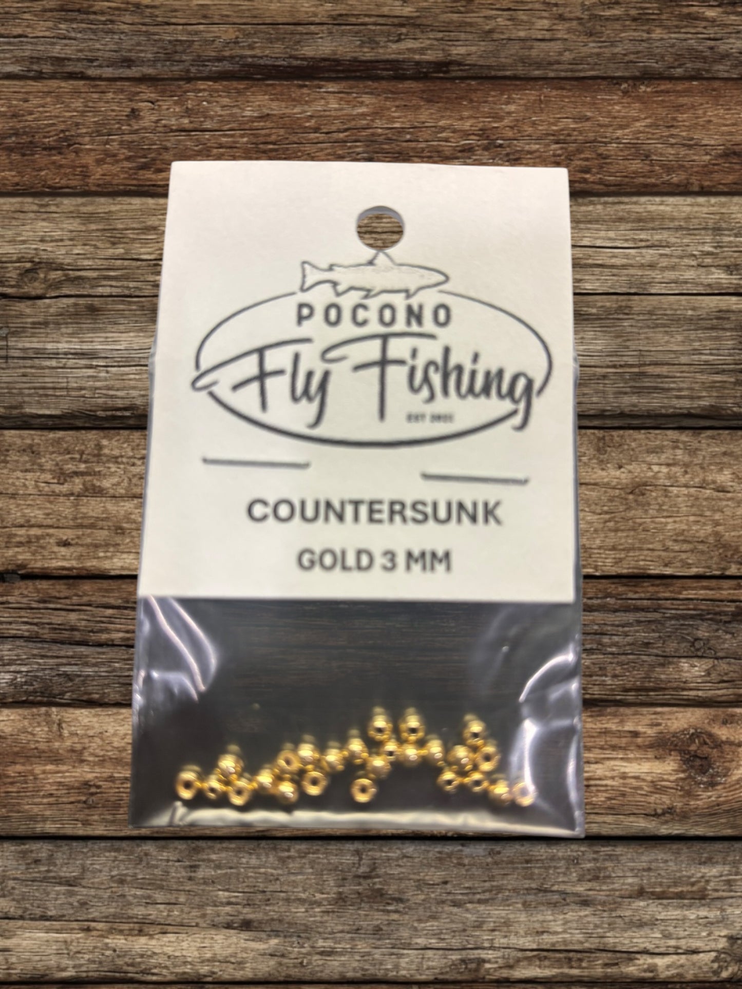 PFF TUNGSTEN COUNTERSUNK BEADS 25/COUNT