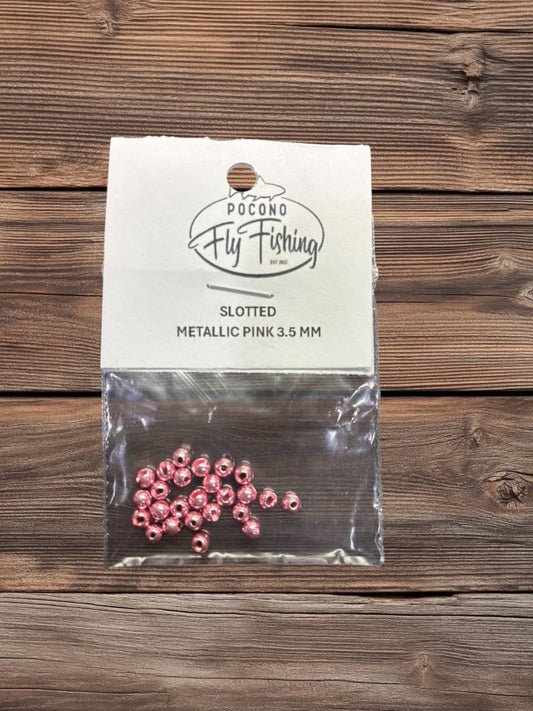 PFF SLOTTED TUNGSTEN BEADS 25/COUNT