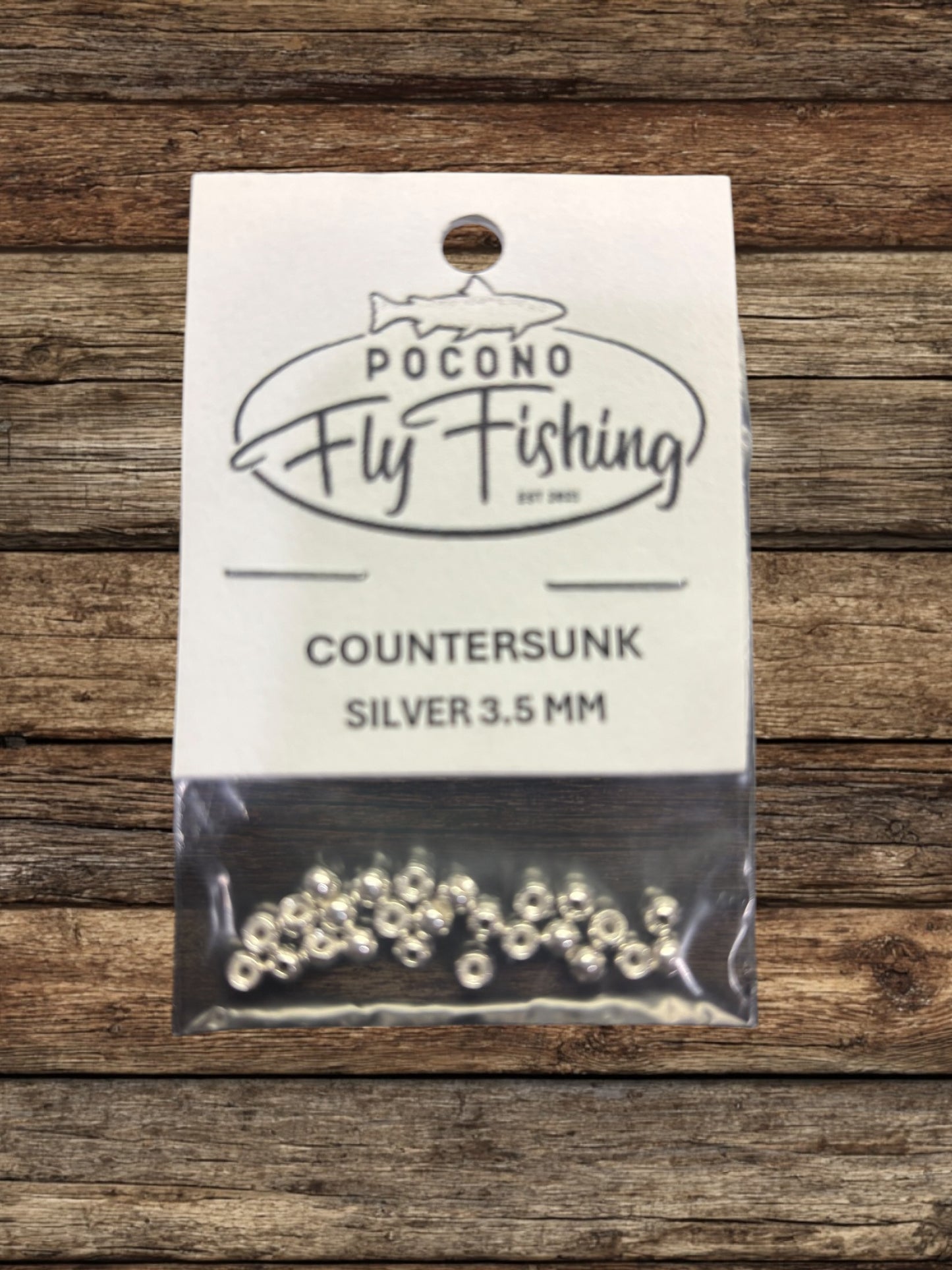 PFF TUNGSTEN COUNTERSUNK BEADS 25/COUNT