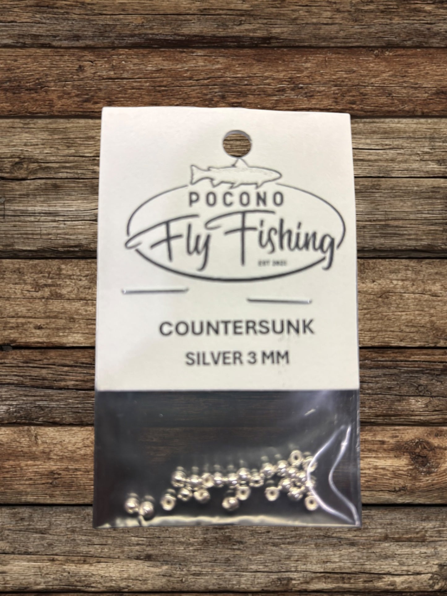 PFF TUNGSTEN COUNTERSUNK BEADS 25/COUNT