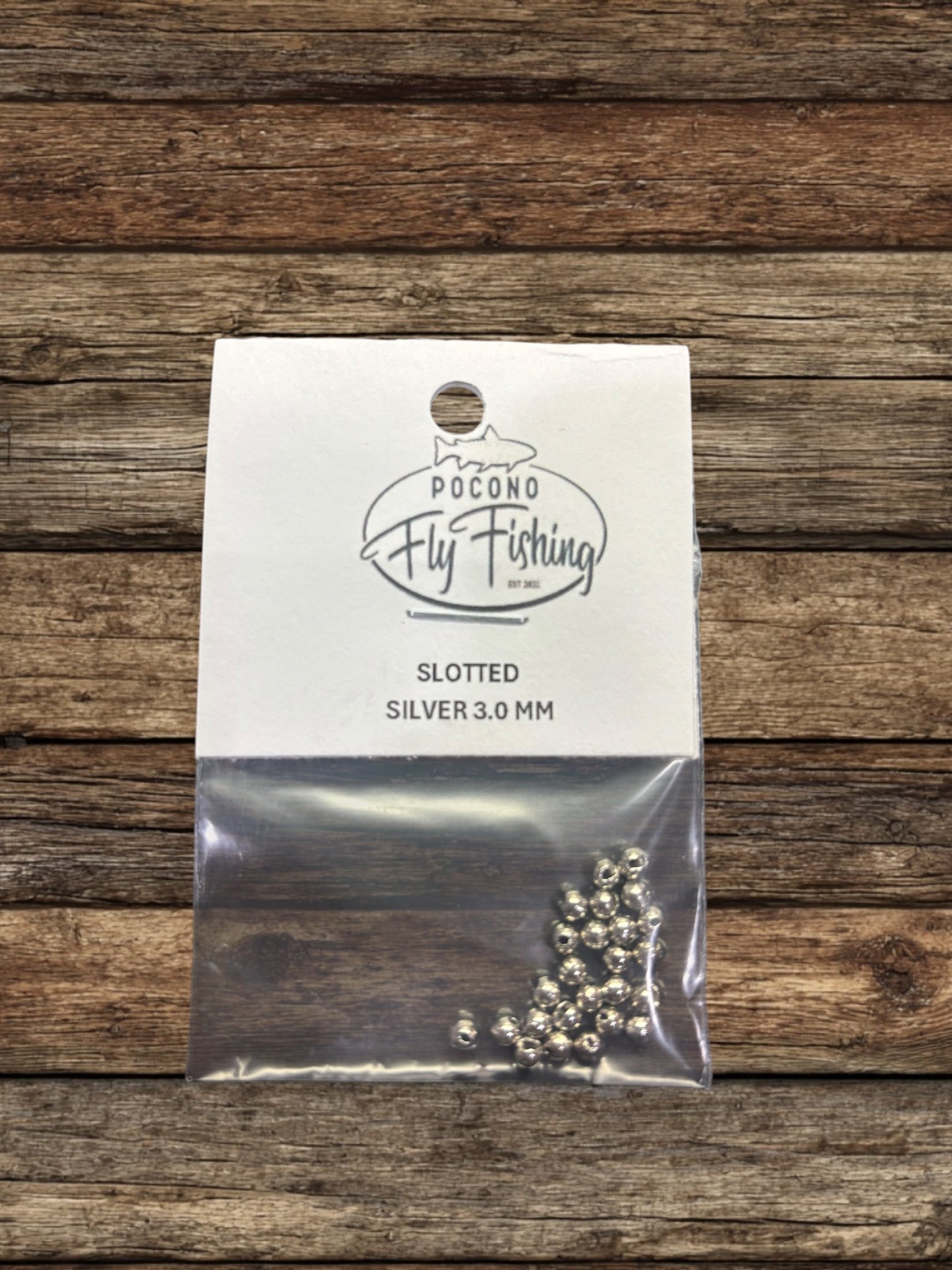 PFF SLOTTED TUNGSTEN BEADS 25/COUNT