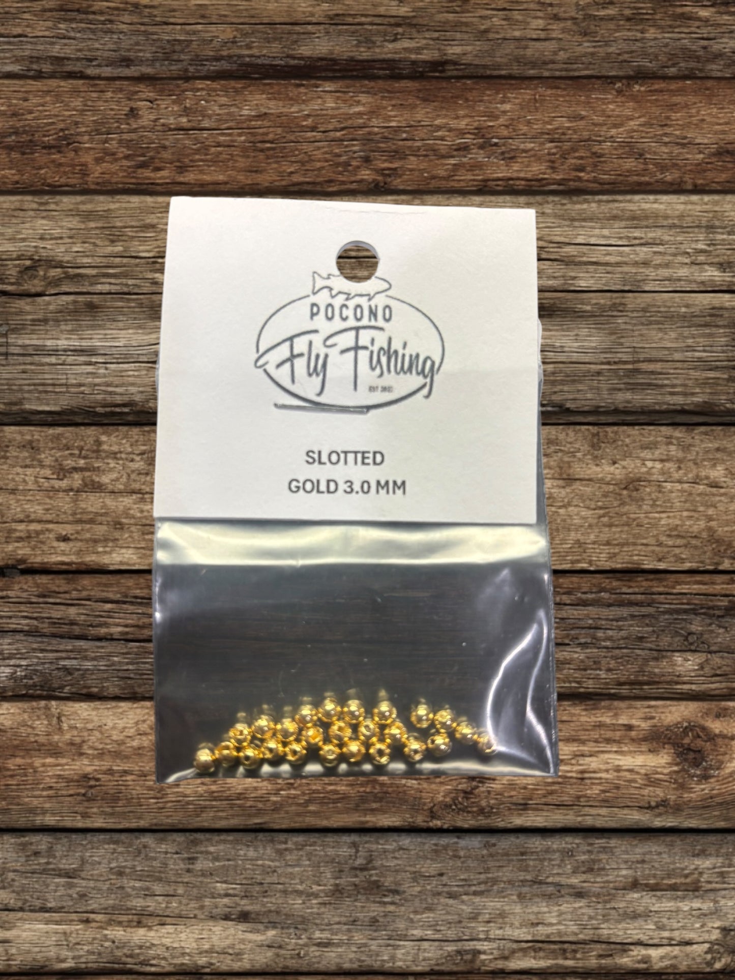 PFF SLOTTED TUNGSTEN BEADS 25/COUNT