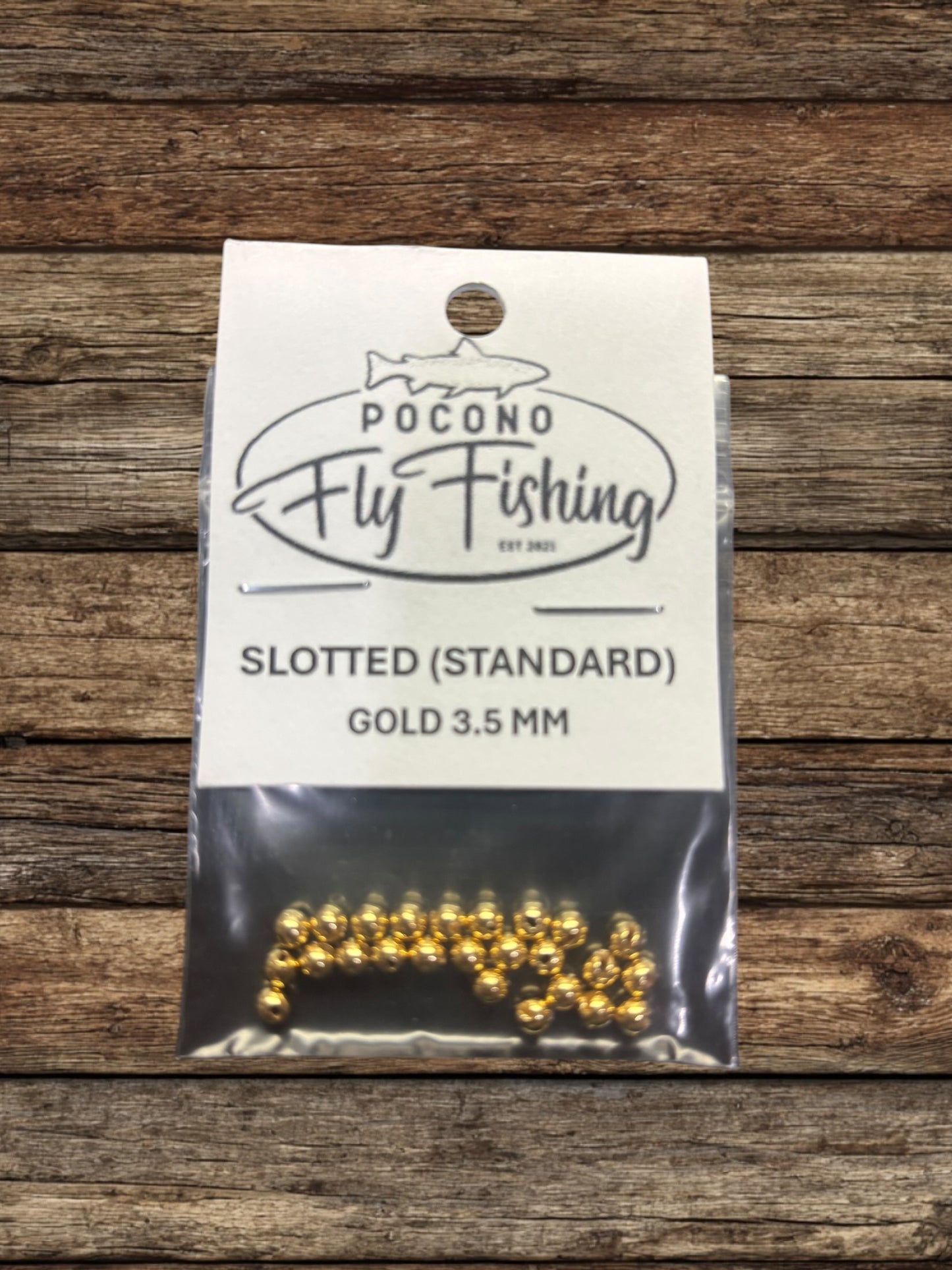 PFF SLOTTED TUNGSTEN BEADS 25/COUNT