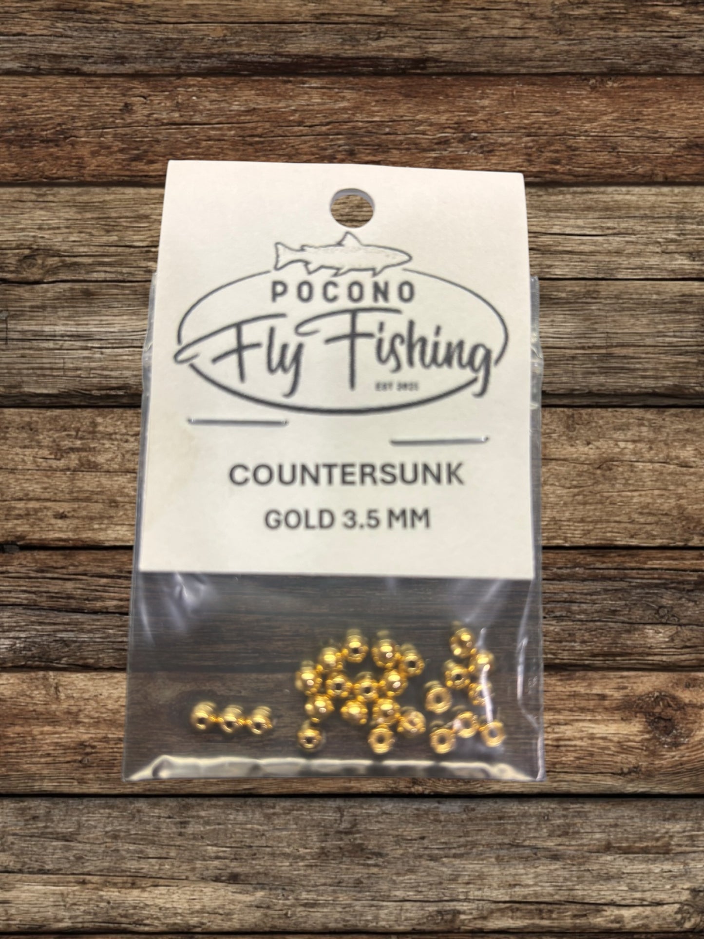 PFF TUNGSTEN COUNTERSUNK BEADS 25/COUNT