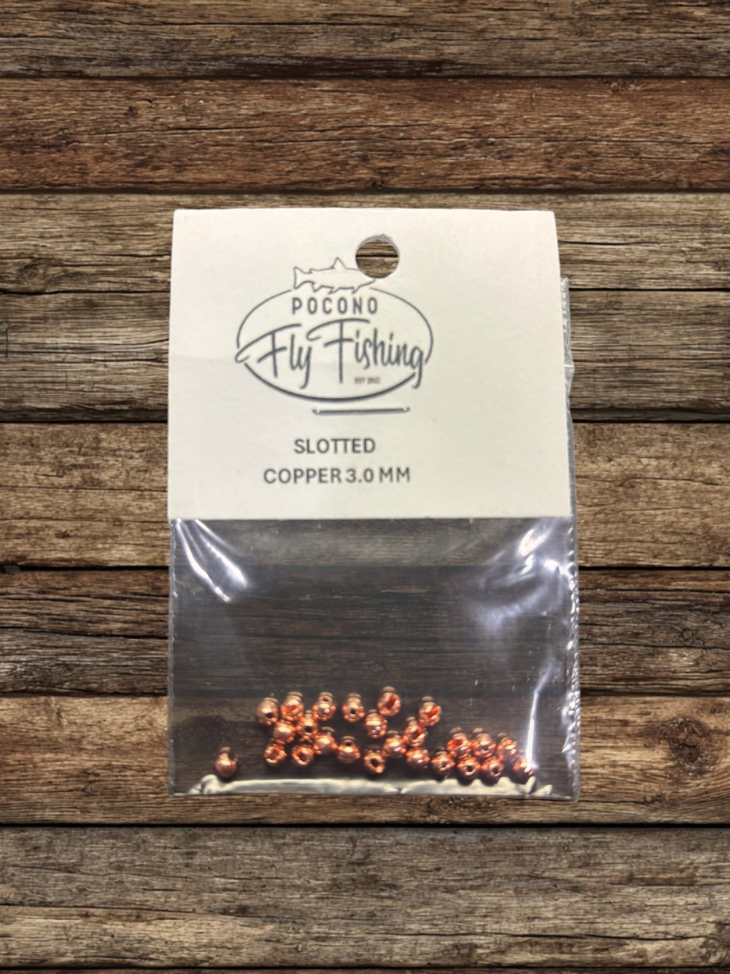 PFF SLOTTED TUNGSTEN BEADS 25/COUNT