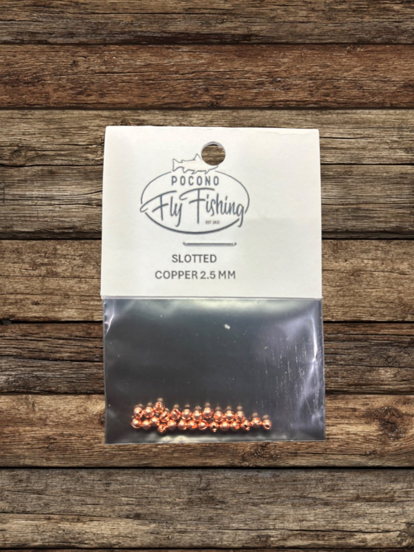 PFF SLOTTED TUNGSTEN BEADS 25/COUNT