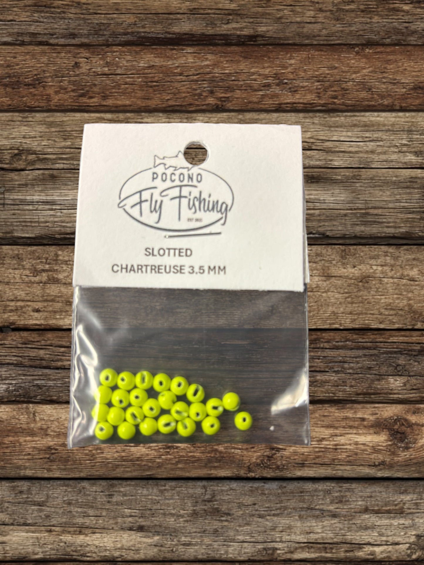 PFF SLOTTED TUNGSTEN BEADS 25/COUNT