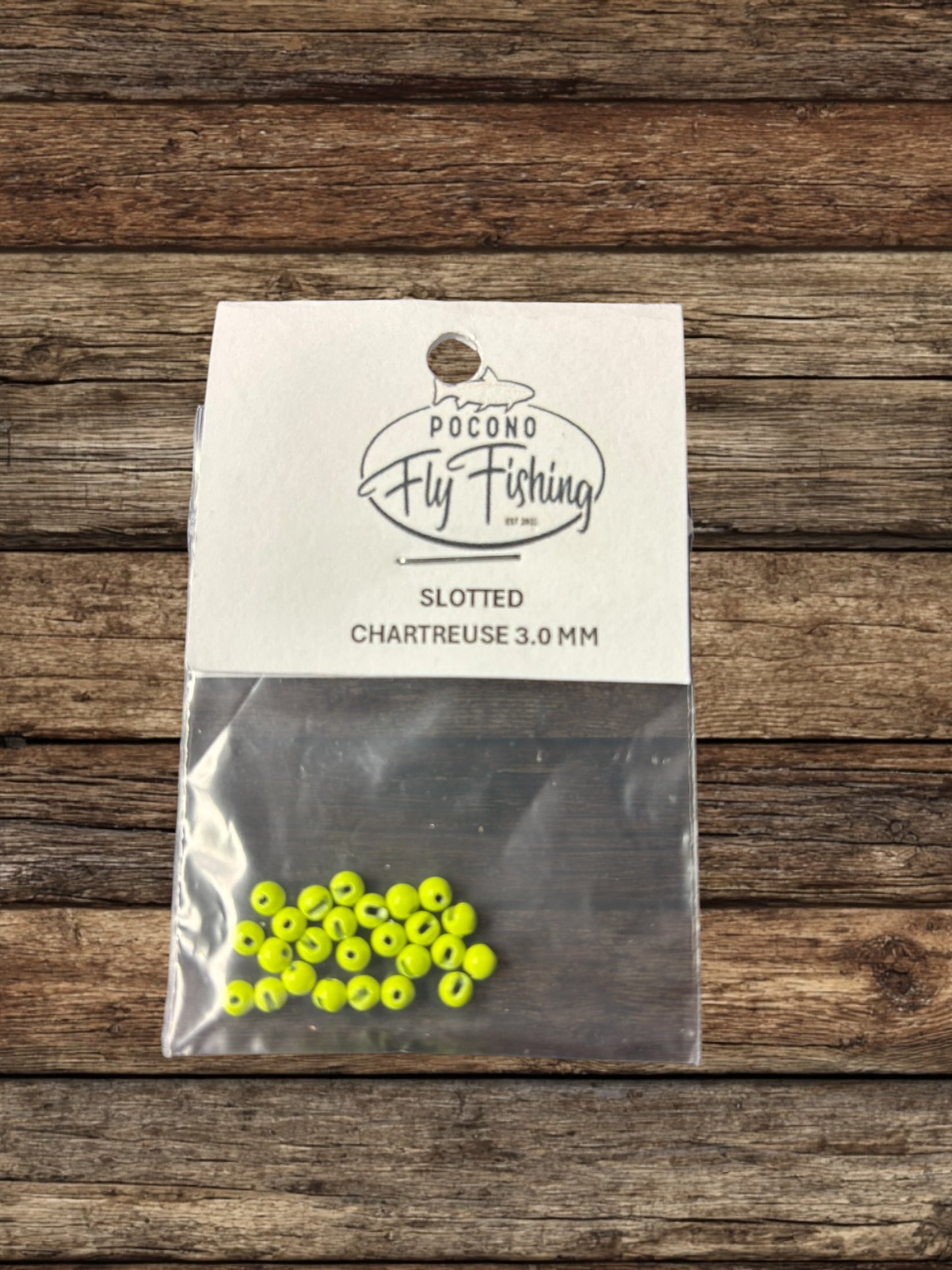 PFF SLOTTED TUNGSTEN BEADS 25/COUNT