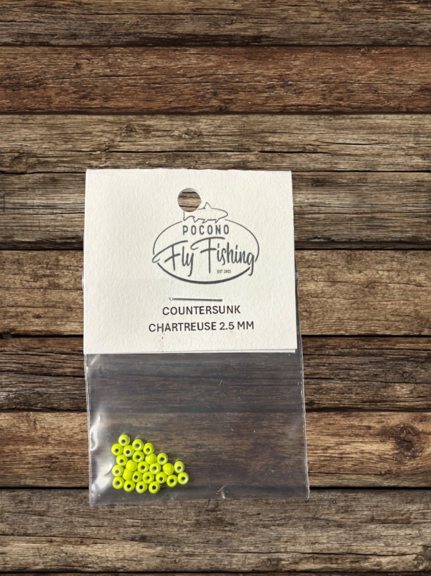 PFF TUNGSTEN COUNTERSUNK BEADS 25/COUNT