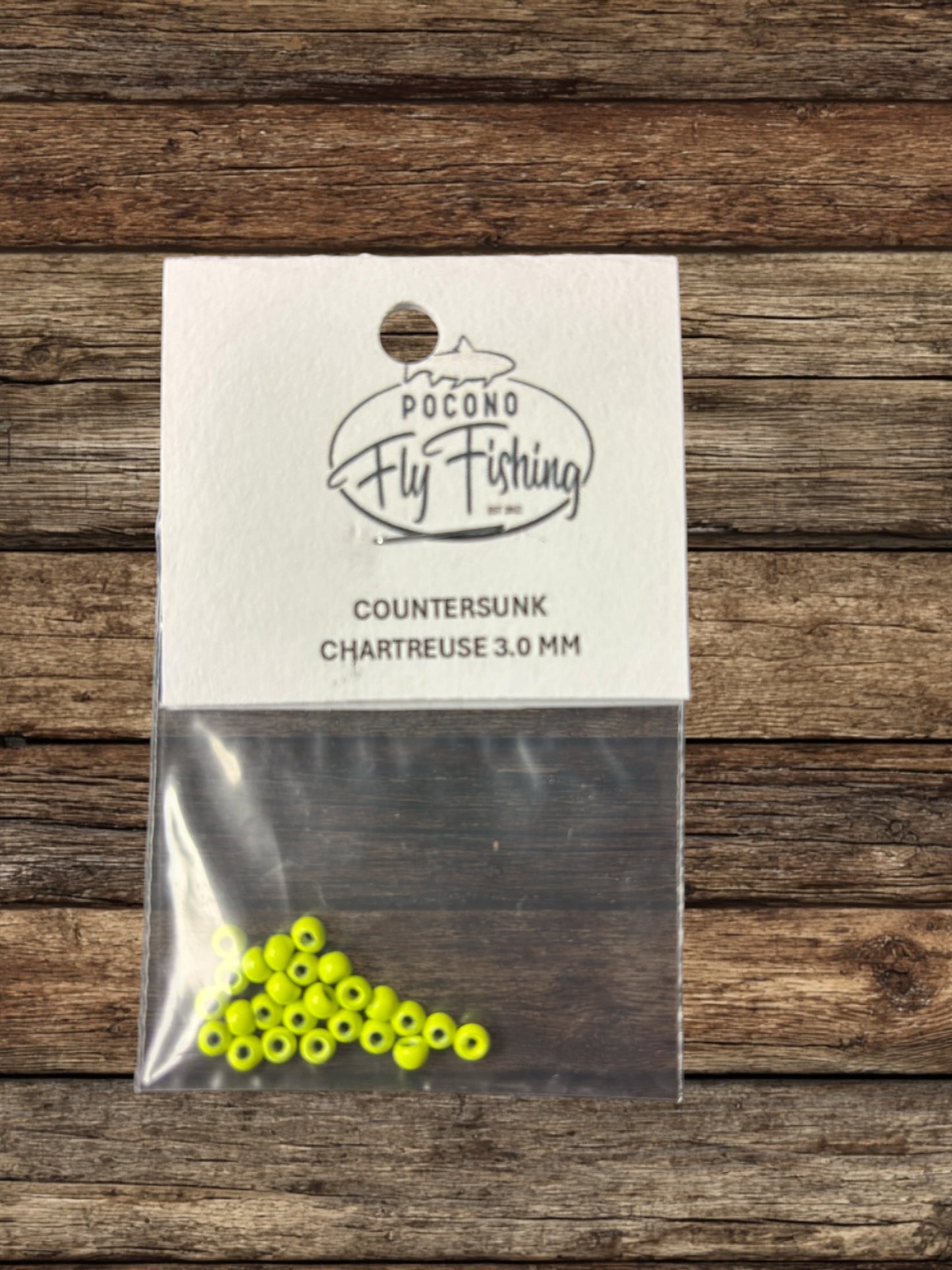 PFF TUNGSTEN COUNTERSUNK BEADS 25/COUNT