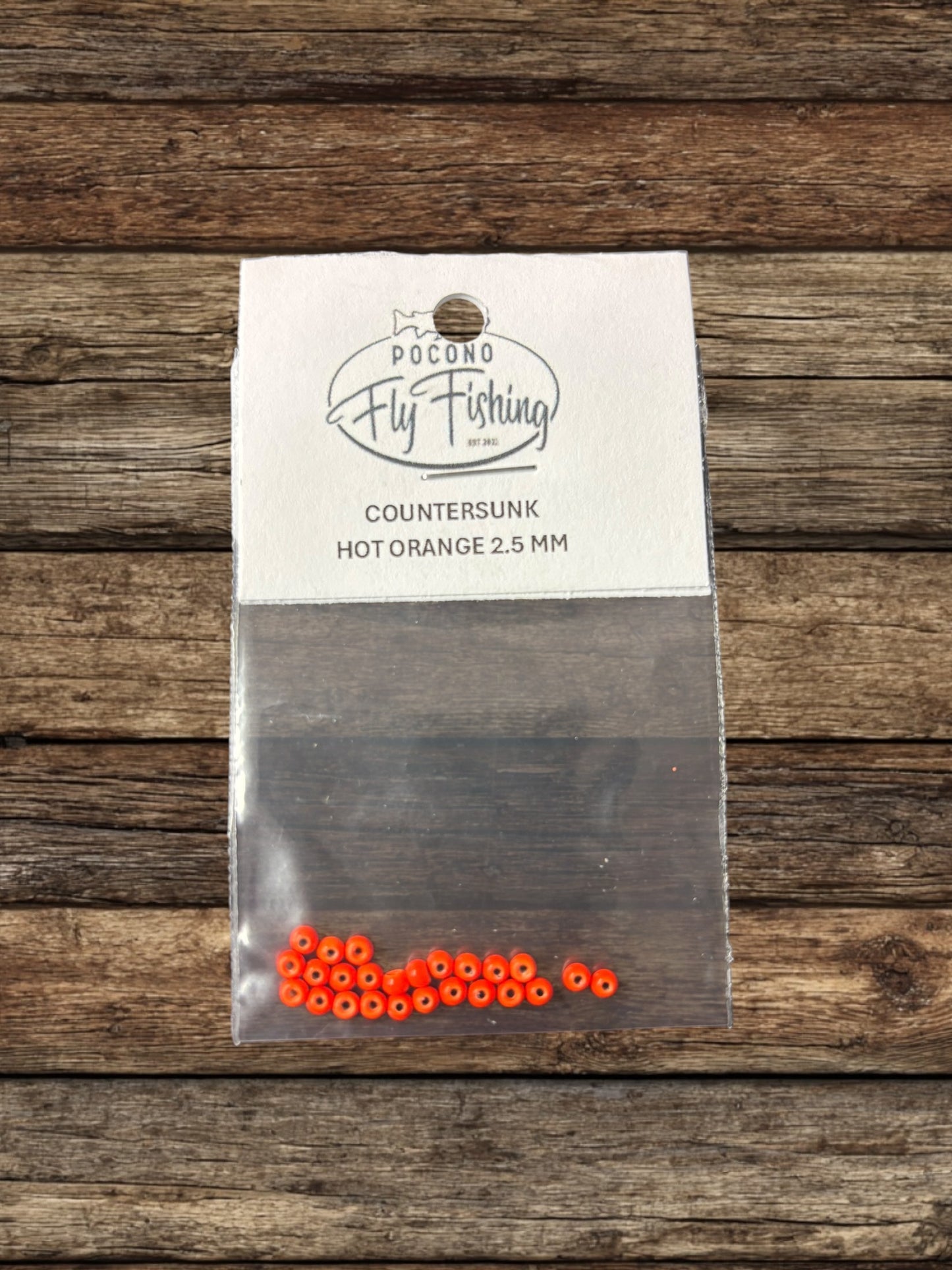 PFF TUNGSTEN COUNTERSUNK BEADS 25/COUNT