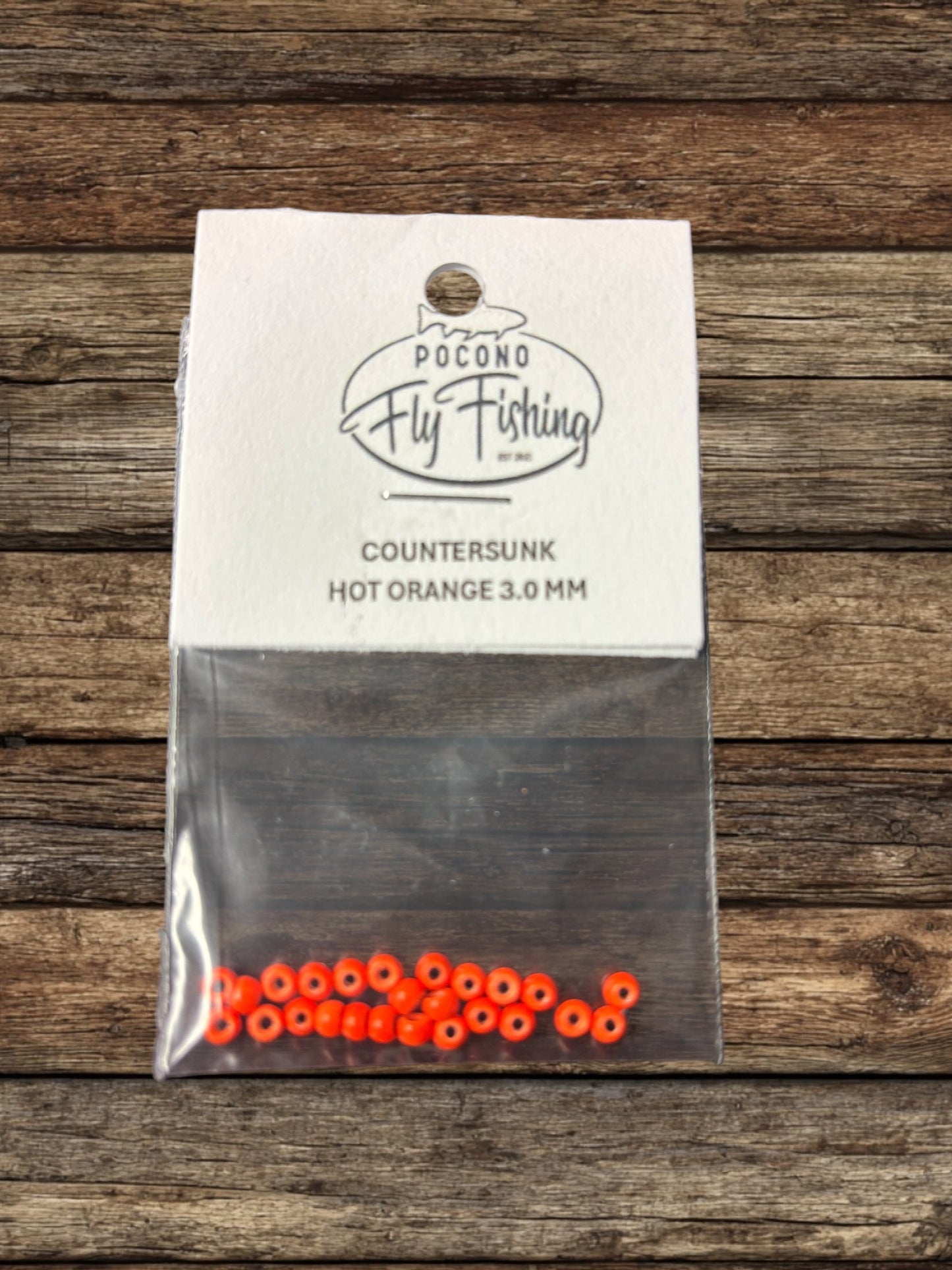 PFF TUNGSTEN COUNTERSUNK BEADS 25/COUNT