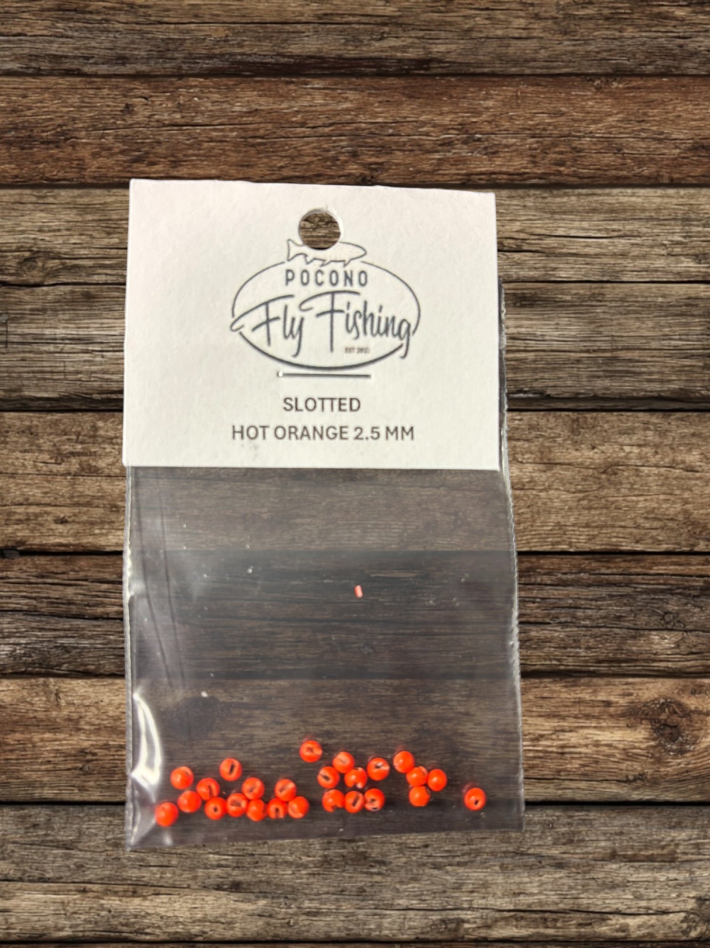 PFF SLOTTED TUNGSTEN BEADS 25/COUNT