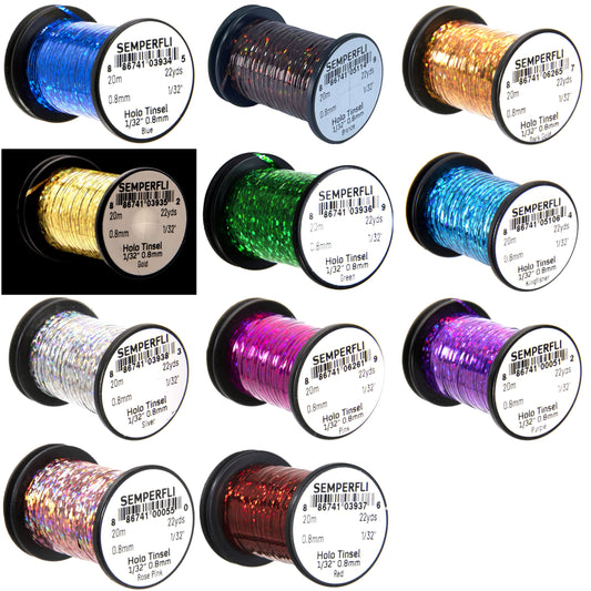 HOLOGRAPHIC TINSEL 1/32 INCH