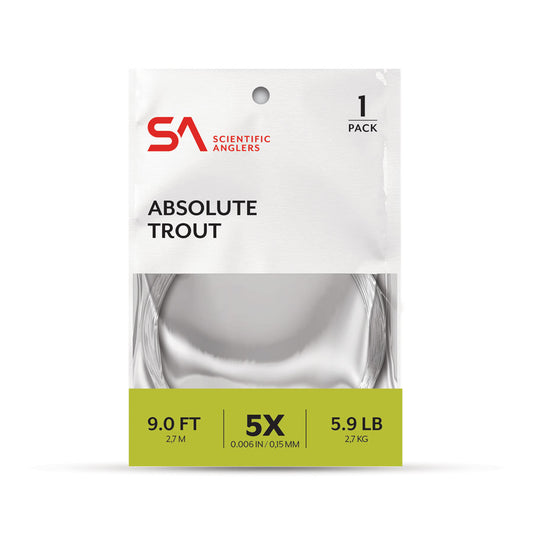 SA ABSOLUTE TROUT LEADER SINGLE PACK