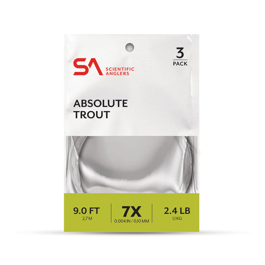 SA ABSOLUTE TROUT LEADER 3 PACK