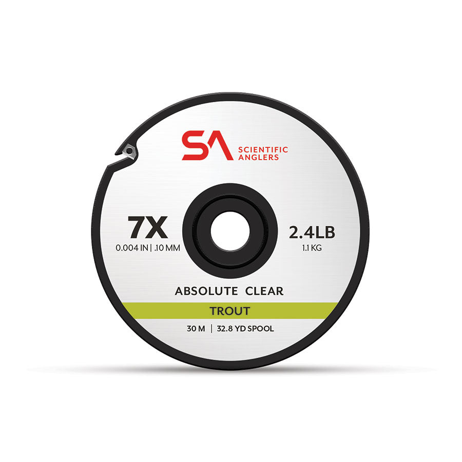 SA ABSOLUTE TROUT CLEAR TIPPET ASSORTMENT 4X,5X,6X