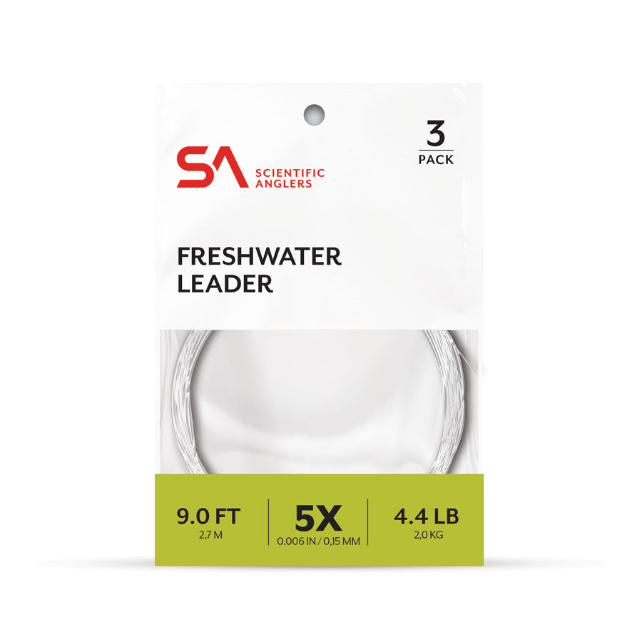 SA FRESHWATER NYLON LEADER 3 PACK