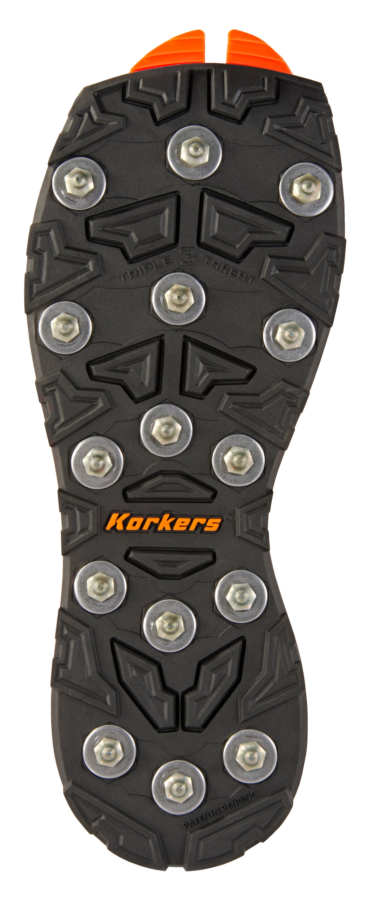 KORKERS TRIPLE THREAT CARBIDE SPIKE SOLES