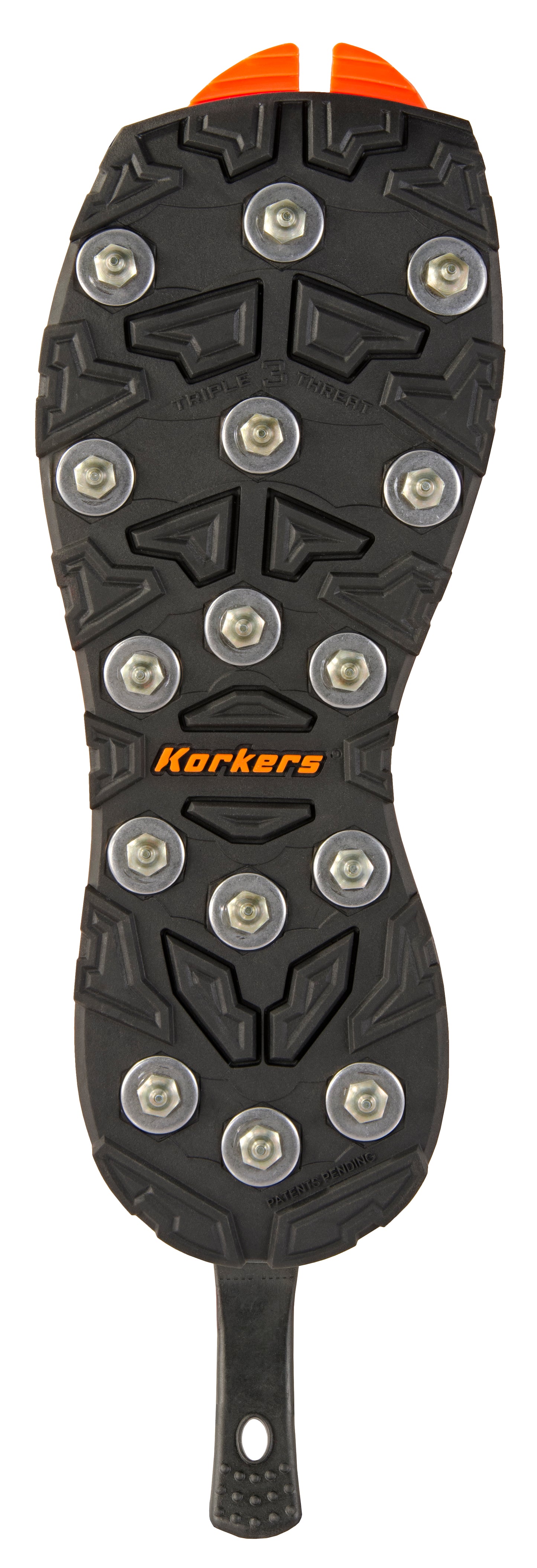 KORKERS TRIPLE THREAT CARBIDE SPIKE SOLES