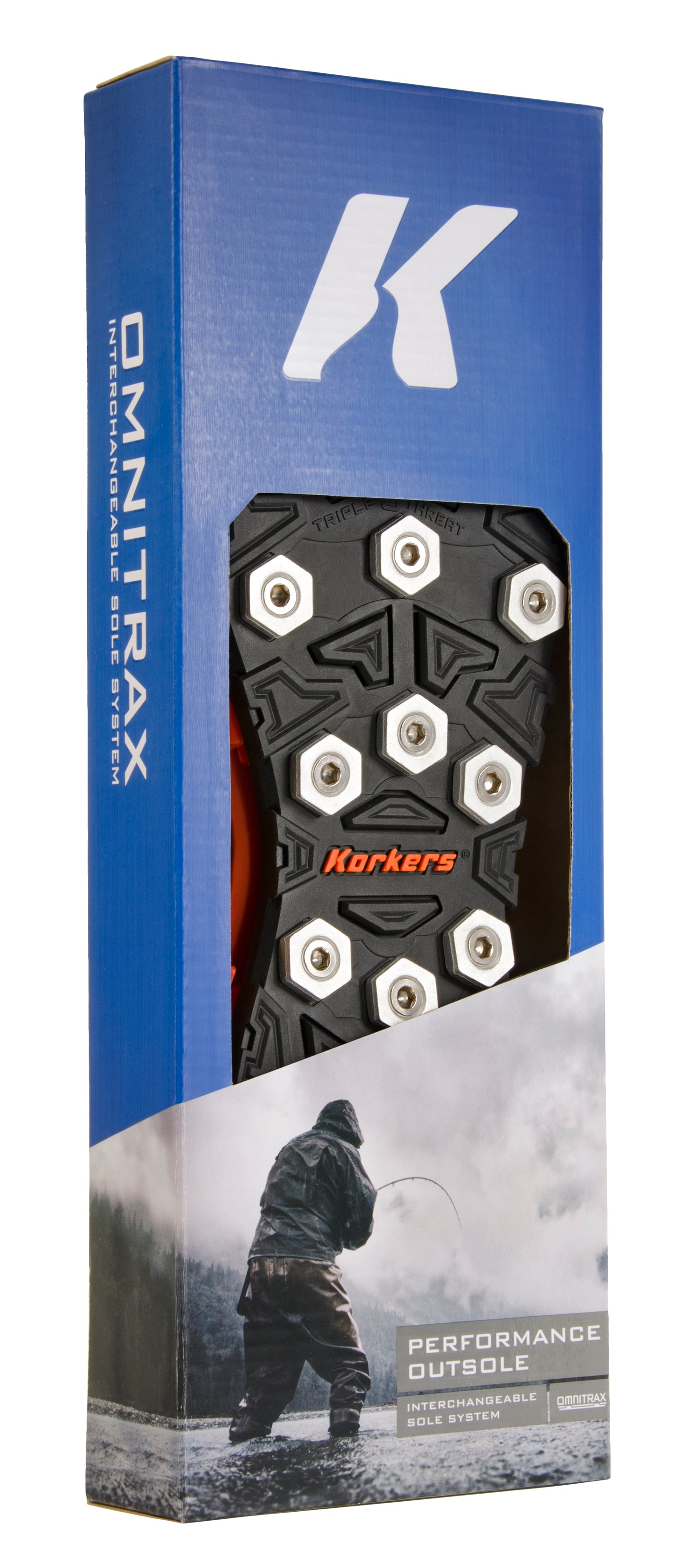 KORKERS TRIPLE THREAT ALUMINUM HEX DISC SOLES