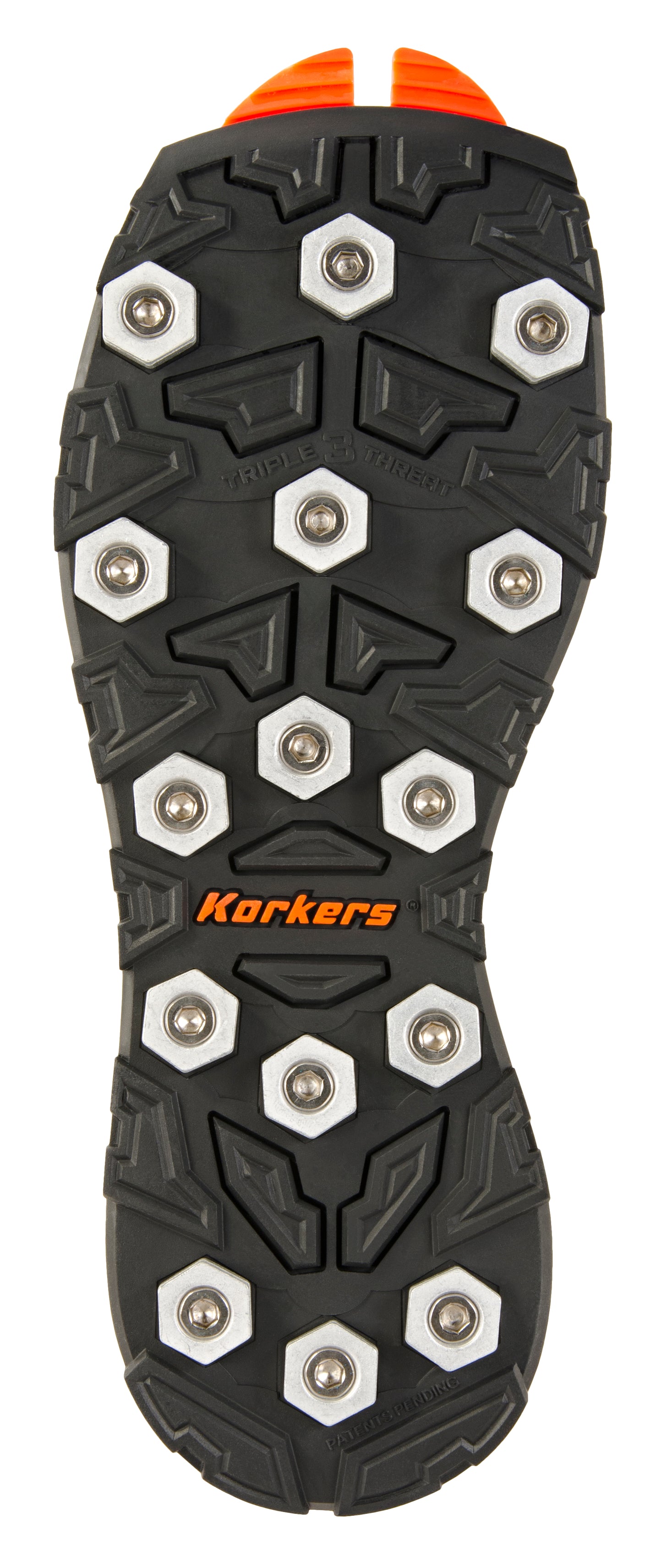 KORKERS TRIPLE THREAT ALUMINUM HEX DISC SOLES