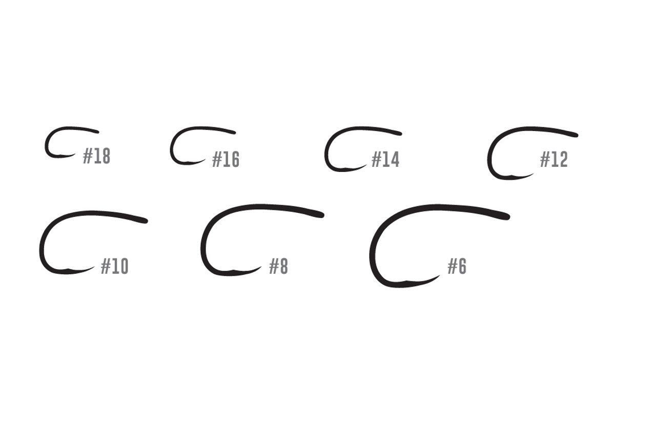 TIEMCO NYMPH HOOKS TMC2499SP-BL
